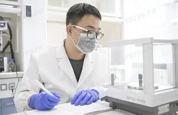 frivape about us - the quality inspector is conducting product testing