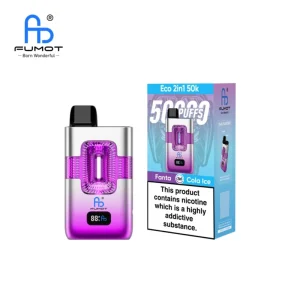 Fumot ECO 2in1 50000 Puffs Disposable Vape | Dual-Flavor Tank | Smart Display & RGB