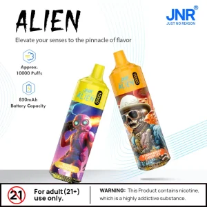 JNR Alien 10000 Puffs Disposable Vape | RGB LED Lights & 1.2Ω Mesh Coil
